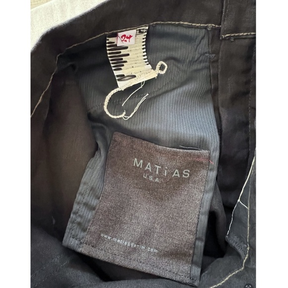 MATIAS U.S.A. 'Lunado' Hemp/Cotton Drop Crotch Skinny Pants Dark Gray- NWT! - 29 - Picture 7 of 16